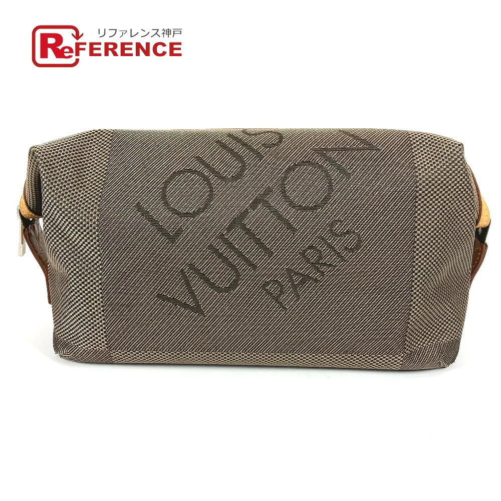 Louis Vuitton Damier Geant Trousse Albatross Makeup Pouch Clutch Cosmetic